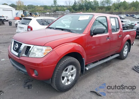 2012 Nissan Frontier Sv из США, поврежденный, VIN 1N6AD0EV2CC459298